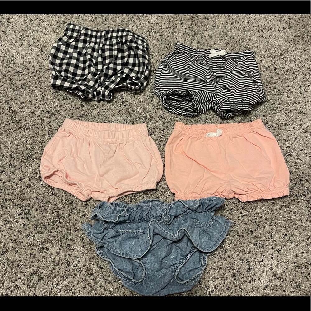 Baby girl 0-3 month shorts